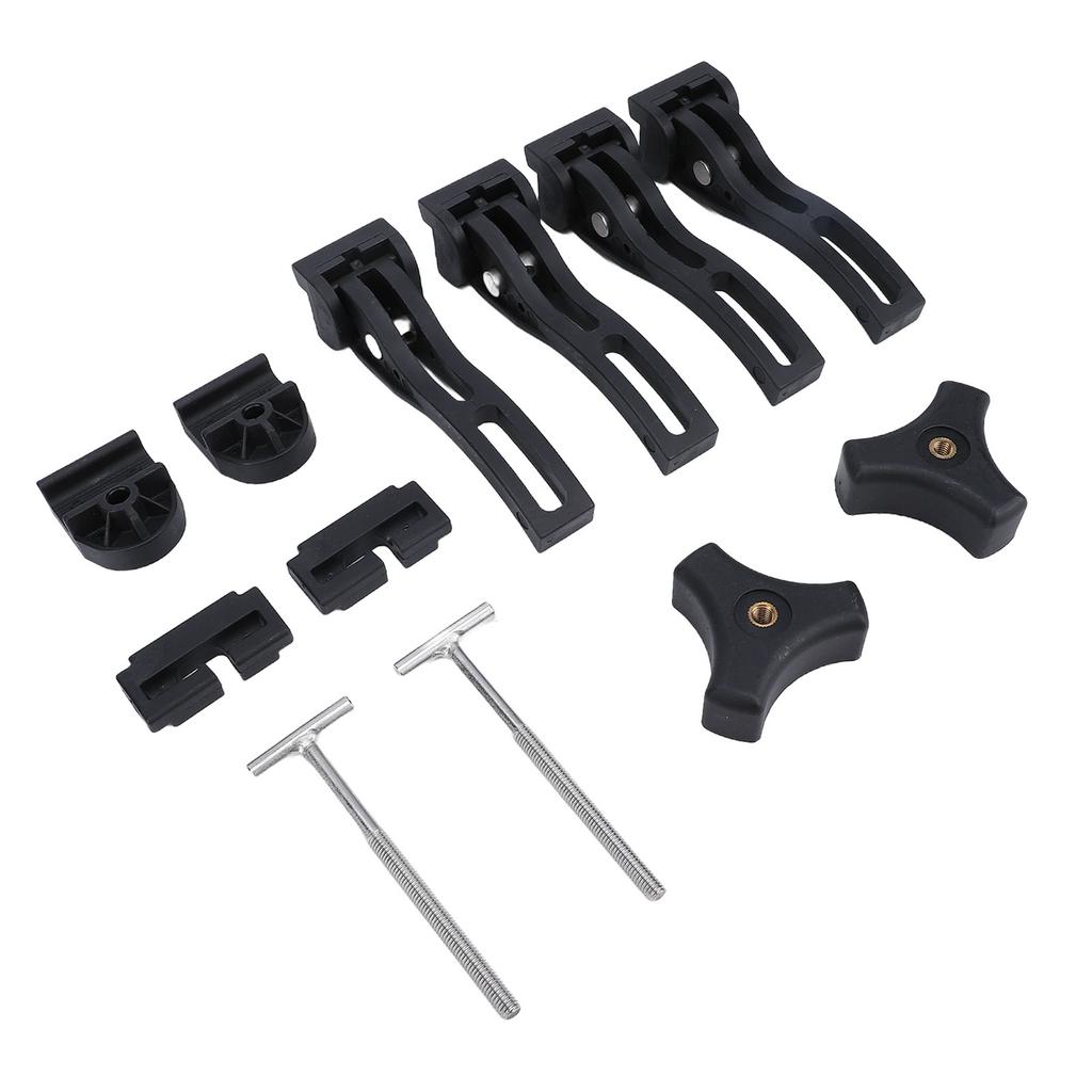 Grampo para Tampa de Caçamba de Caminhão para Tampa de Caçamba de Caminhonete Rígida Tri-Fold ou Quad-Fold Inclui Parafusos em T Grampos Dianteiros Traseiros