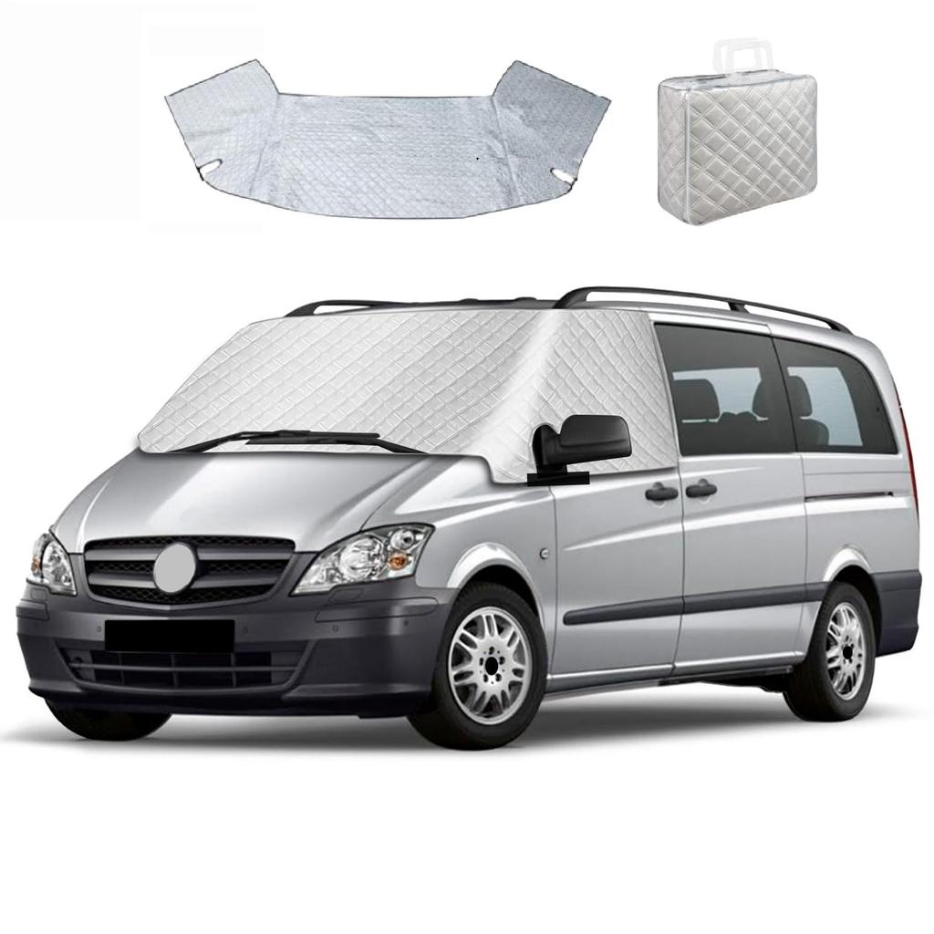 RV Windshield Cover for Mercedes-Benz Vito W447 2014-2024 Windshield Cover for Ice and Snow RV Front Window Sunshade UV Block 5