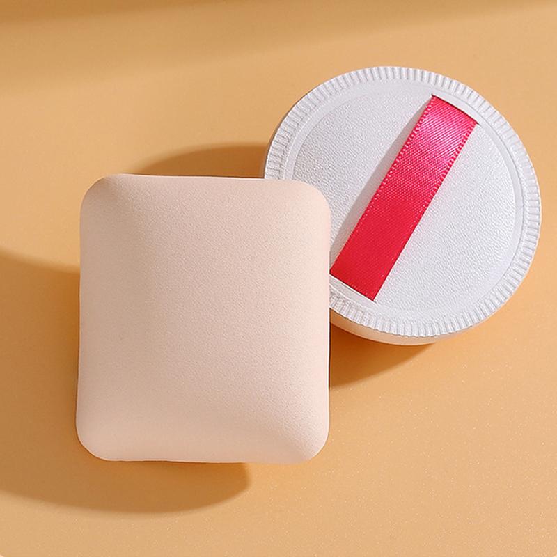 Portable Round Puff Cosmetic Facial Face Body Pudder Foundation Burete de machiaj Soft
