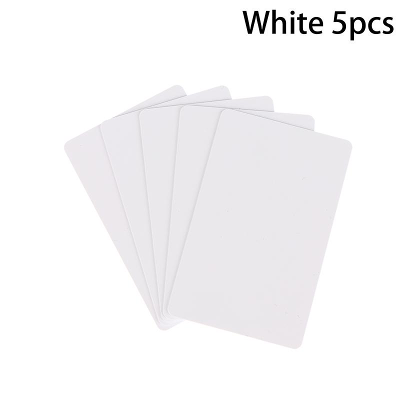 

5/10Pcs NFC215 Black White Cards Rewritable NFC NT-AG215 PVC Cards Blank Easy Convenient Programmable NFC Business Card