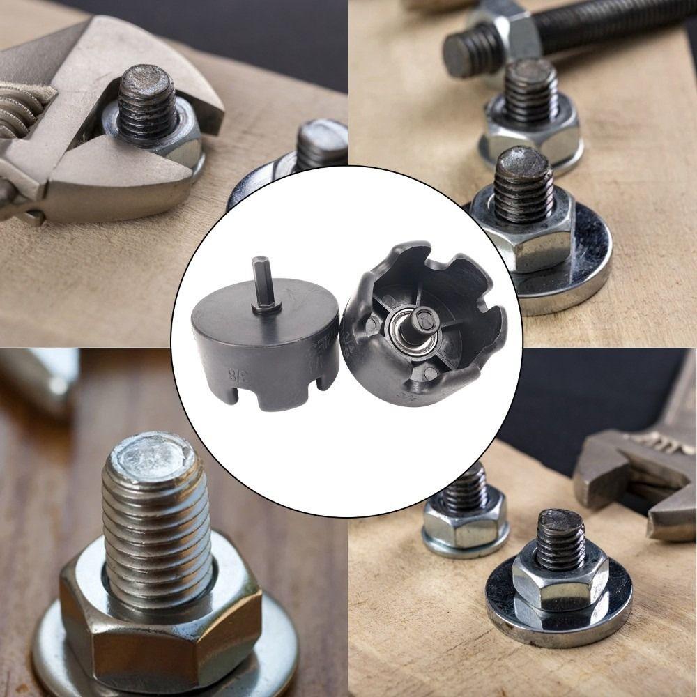 Quick Release Nut Removal Drill Bit Metal 1/4 3/8 Nut Zipper Drill Attachment Universal Bolt Extractor Tool