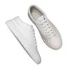 New little white shoes women's shoes flat leather casual shoes single shoes classic versatile couple board shoes women