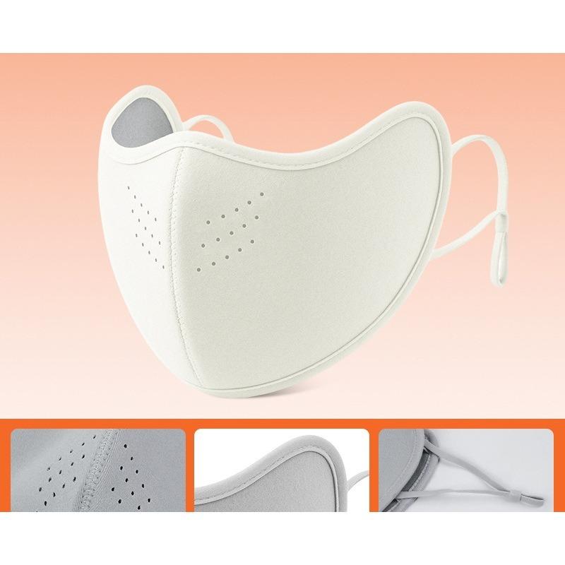 WinterWarmMaskGirls'High School AppearanceLevelBreathableHoleCyclingCold and WindProtectionEye-protecting Corner Australian Velvet Three-dimensional