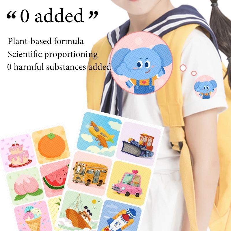 24Pcs one bag , plant  formula summer  cartoon  anti-mosquito sticker, suitable for pregnant women,   babies and children