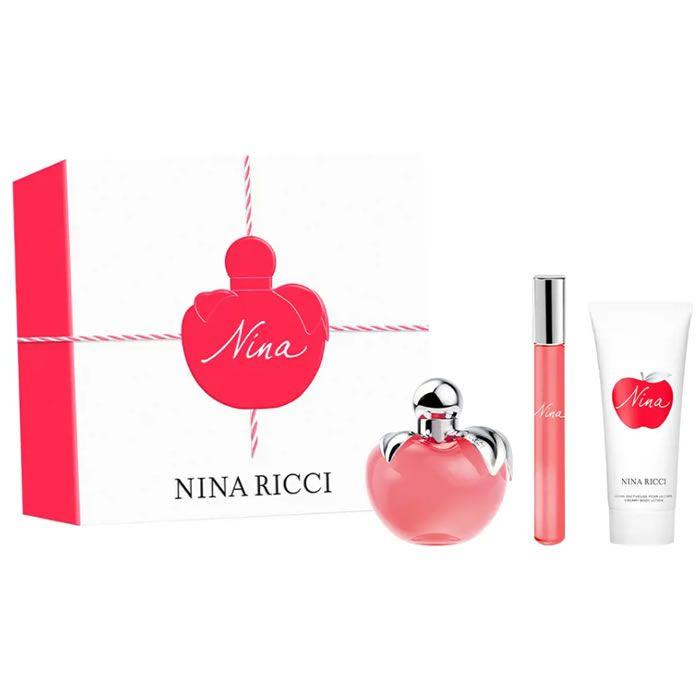 

Nina Ricci Nina Eau De Toilette Spray 50ml Set 3 Pieces