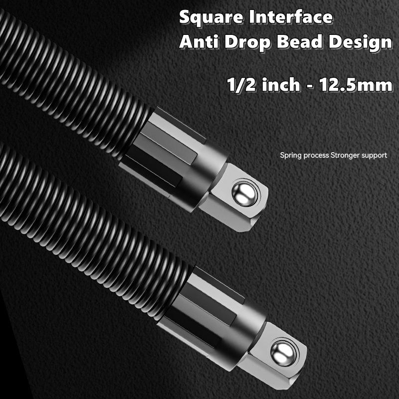 Flexible Extension Bar Flexible Socket Extension Bars 1/2 Inch Driver Flexible Socket Extension Bar Wrench Extension Rod