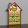 3D Christmas Countdown Calendar Wooden Wall Hanging Holiday Decoration Sign