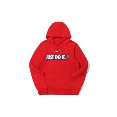 Nike Hoodie With Letter Logo Print Kids Hoodies Red 3Z3B7SBF6-BOS