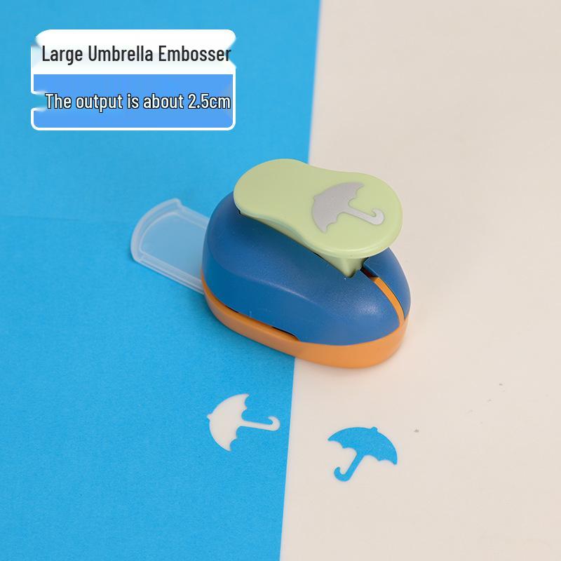 Children's DIY Embossing Machine: Easy Large Flower Punch for Kindergarten Craft and Paper-Cutting Projects