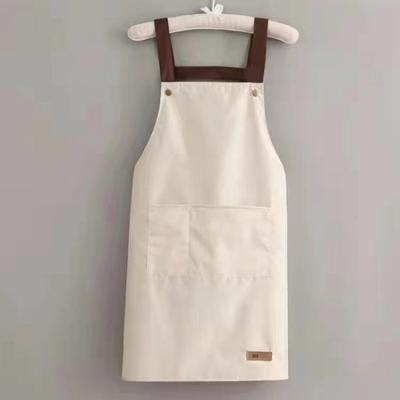 Schürze Küche Wasserdicht Ölablass Arbeitskleidung Schürze Essschürze Herren Damen Unisex Kochschürze Ärmellos Große Tasche