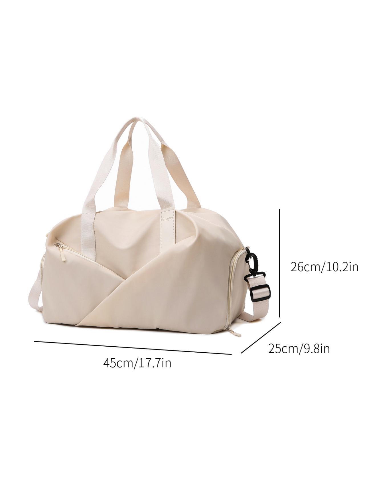

Yoga Fitness Bag with Wet/Dry Separation and Shoe Compartment - Large Capacity for Short Trips