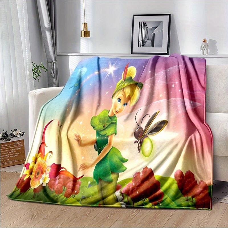 1pc Fairies Printing Blanket Soft, All Season Throw for Living Room, Bedroom,Personalized Gift with Adorable Cartoon Design