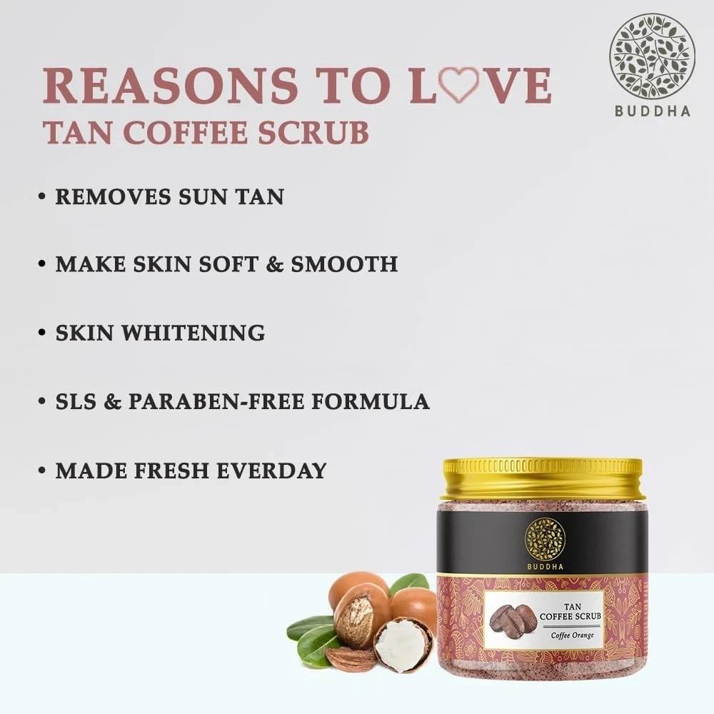 Buddha Natural Anti Tan Coffee Scrub 100gm