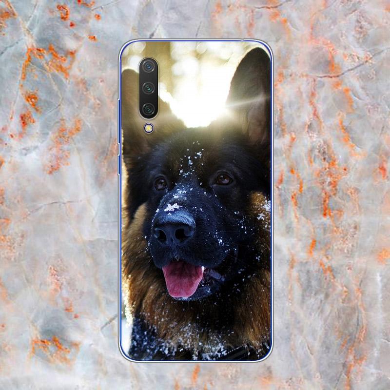 German Shepherds Dogs Soft TPU Silicone Cover For Xiaomi Mi Note 11 10T 10 9 9T SE 8 Lite Pro Ultra 5G Phone Case