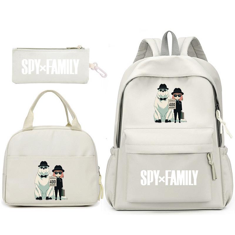 School Season Spy Playhouse Printed Backpack Pencil Bag Shoulder Bag Leisure Primary And Secondary School Students Schoolbag