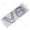 3D ABS Chrome V8 Letters Car Fender Badge Sticker V8 Emblem Badge Logo Car Styling Accessories
