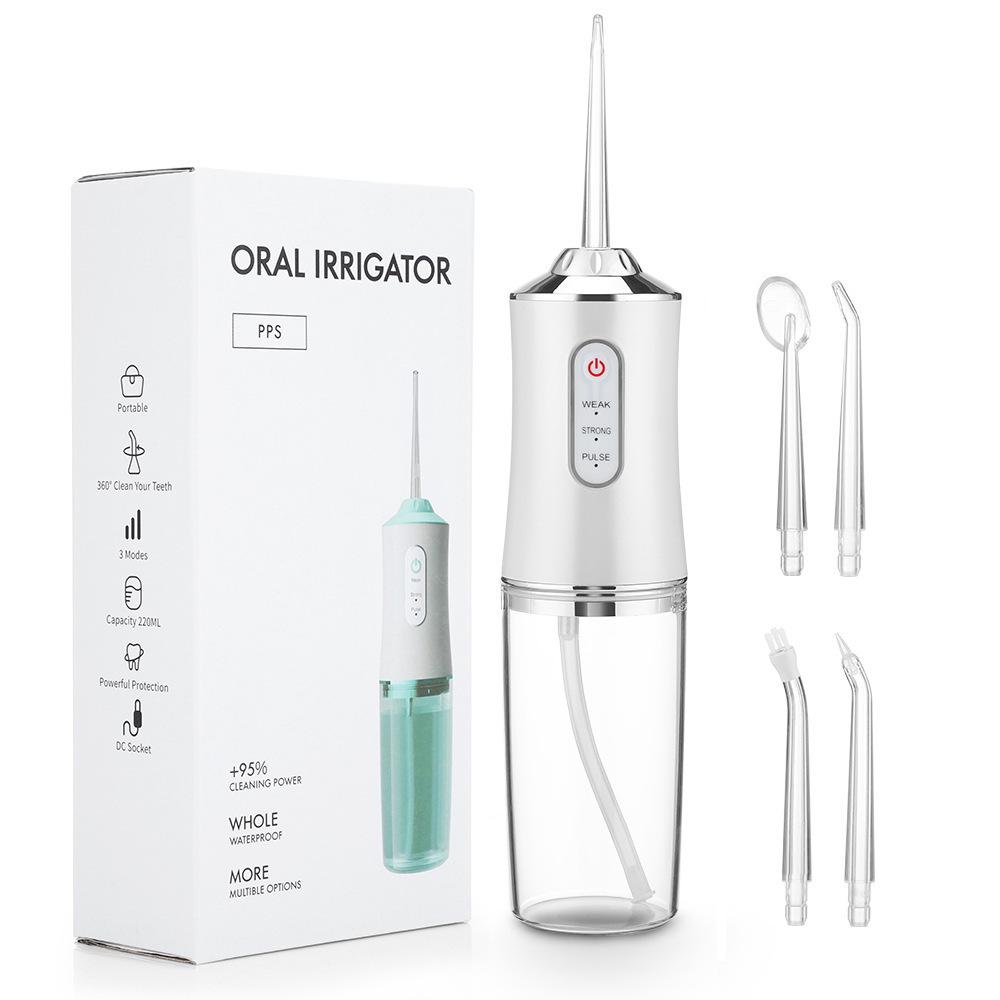Portable Electric Oral Irrigator: Home Water Flosser for Teeth Cleaning and Gap Spraying