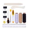 Complete Leather Craft Tool Set Leather Craft Hand Stitching Tools Leather Working Tool for Leather Working Project