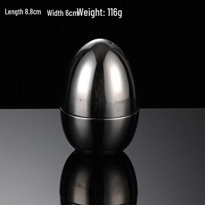 Pot à Cure-Dents en Forme d'Œuf en Acier Inoxydable 304 Qianxing
