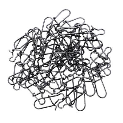 50Pcs Fishing Lures Connector High Strength Fishing Snapping Swivels Hook Snapping Pin Easy Snapping Fishing Hook