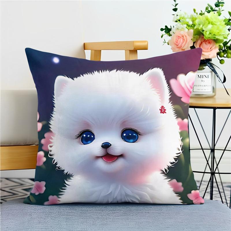 

Милая собака наволочка для украшения общежития офис гостиная дома наволочка 40x40cm