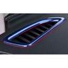 Dashboard Side Outlet Vent Cover Trim Blue Steel 2016- For Mercedes-Benz GLC