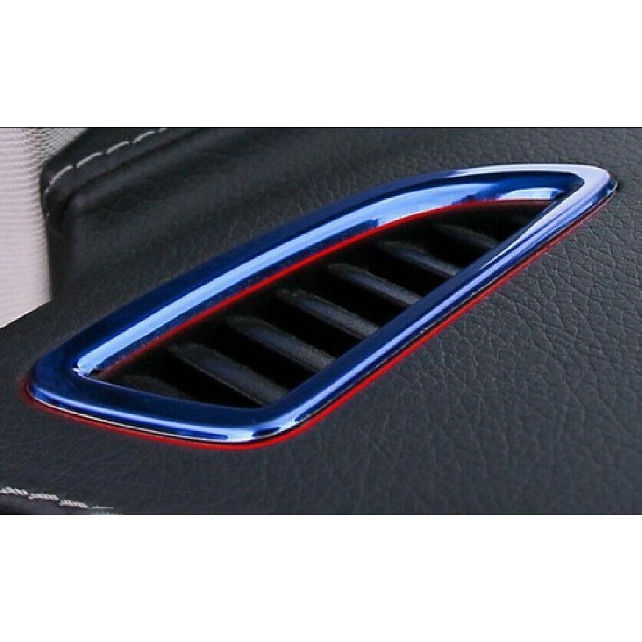 Dashboard Side Outlet Vent Cover Trim Blue Steel 2016- For Mercedes-Benz GLC
