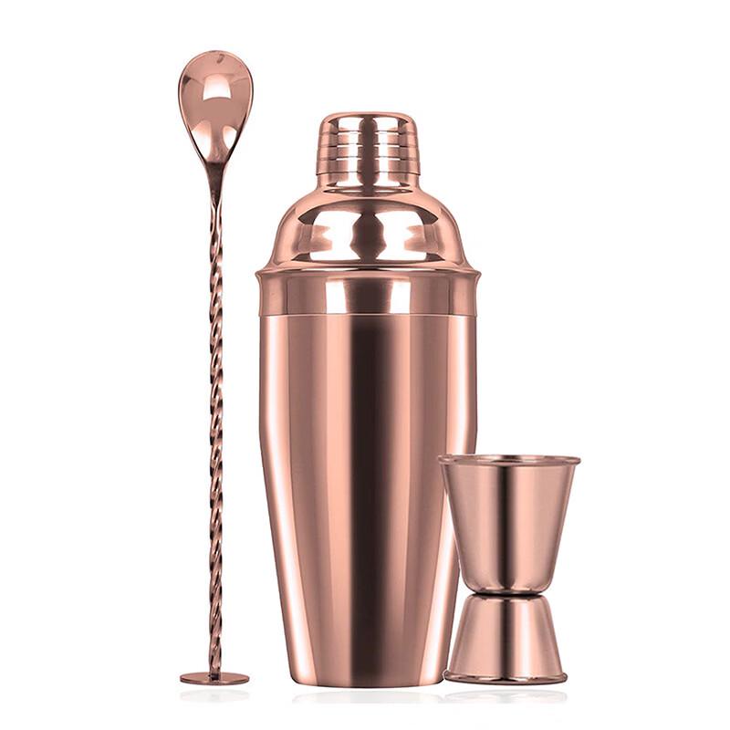Shangqi Rose Gold Cocktail Shaker Set