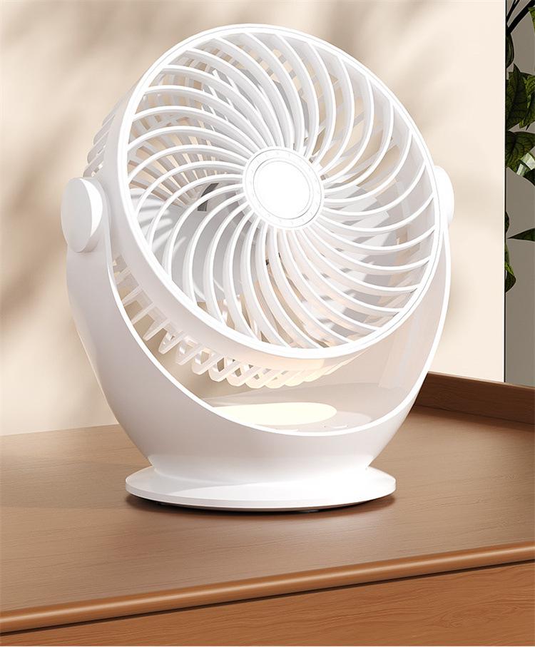 USB Rechargeable Mini Desktop Fan with Long Battery Life