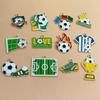 Enamel Design Football Series Pendant Green Color Football Charm Pendants  Necklace Making