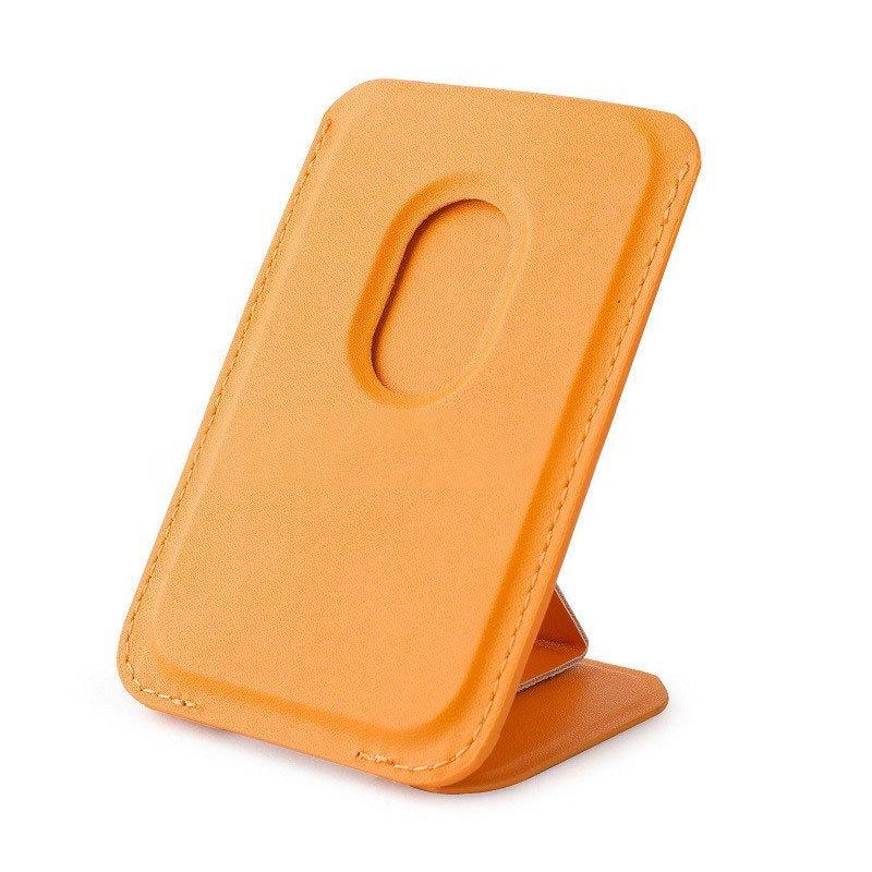 MagSafe Magnetic Card Holder Stand for iPhone 15 - PU Leather Gift