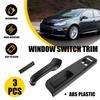 Front LH Window Switch Panel Bezel Door Handle Trim Set For VW Golf MK4 2 Doors