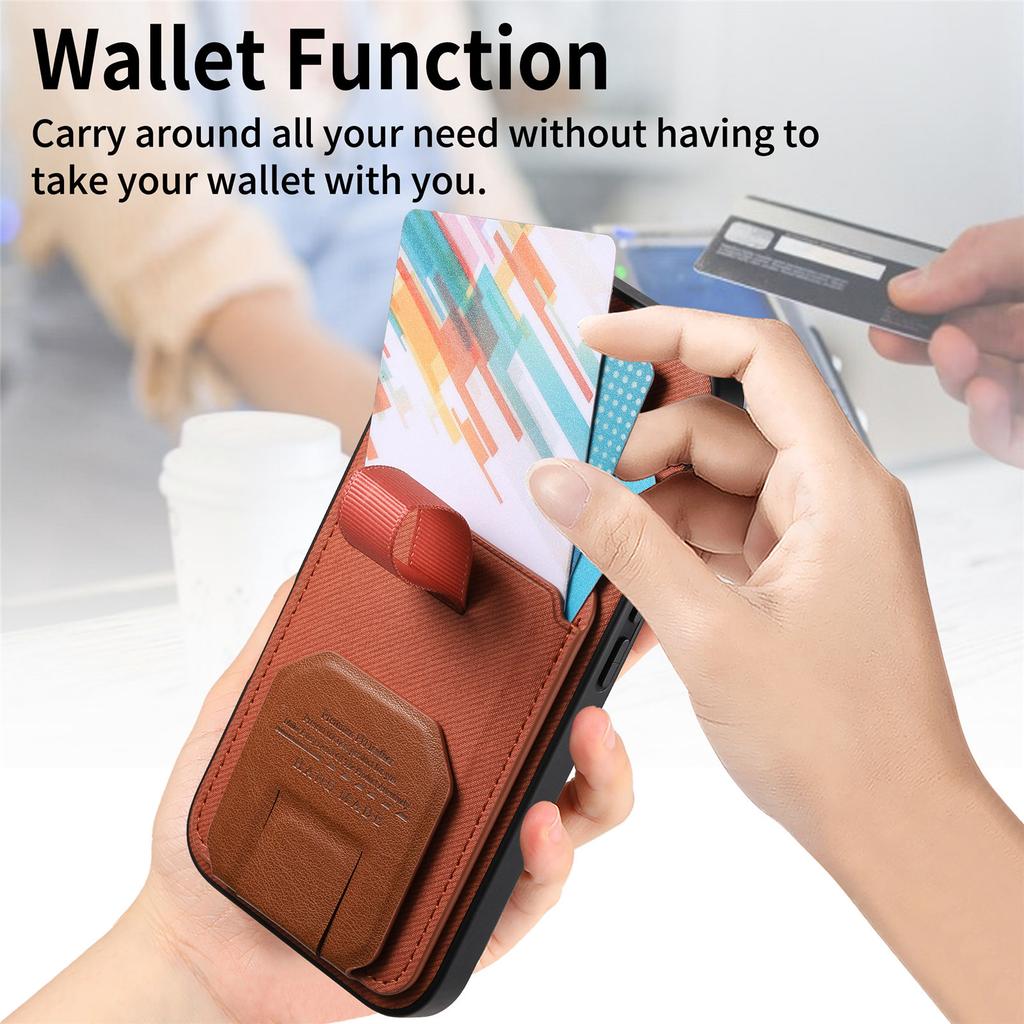 Luxury Wristband Holder Card Slot Phone Case For Samsung S26 Ultra S25 Plus S24 A36 A56 A17 A07 Stand Adjustable Anti Drop Cover