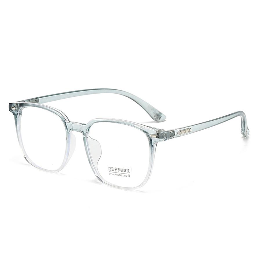 

New Anti Blue Light Glasses Frame Fashion Transparent Frame Ultra Light Artistic Flat Light Eyeglasses Men Women Plain Eyewear синий