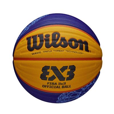 Wilson FIBA 3x3 Ballon Officiel de Jeu Édition Limitée Taille 6 Bleu WZ1011502XB6F, / Env.. Diamètre 23,2 cm,