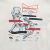 Budweiser 90s Back print Short sleeve Single stitch cut off T-shirt Men's Used
