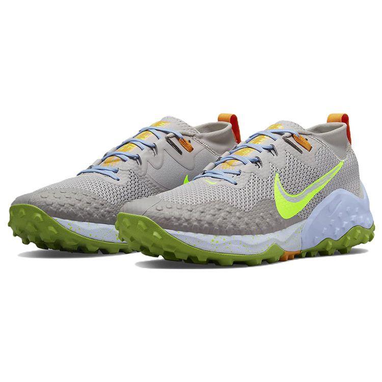 Мужские кроссовки Nike Wildhorse 7 Light Iron Ore Volt Серый булыжник Кумкват CZ1856-004 — фото 3