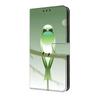 Green Bird Pattern PU Leather Book Case for iPhone Samsung Huawei Honor Google Redmi Xiaomi LG Motorola Sony Nokia Oneplus Oppo