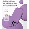 Coque Silicone - pour iPhone 16 Pro Max - Protection Slim - Antichoc - Anti-Rayures - Violet