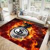 SC Freiburg FC Design Crystal Velvet Carpet Cozy Non?Slip Printed Rug For Bedroom Living Room Entrance
