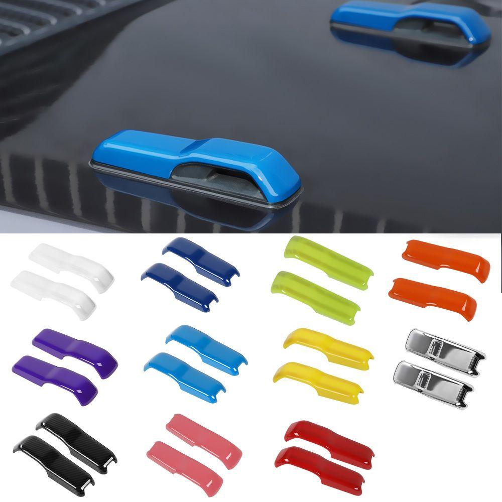 

Для Jeep Wrangler JL JLU Внешние аксессуары Крышка шарнира капота двигателя Украшение автомобилей