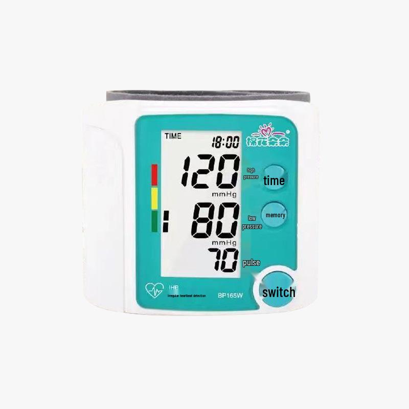 Tragbarer Handgelenk-Blutdruckmessgerät für den Heimgebrauch - Präzises elektronisches Gerät für ältere Menschen und schwangere Frauen