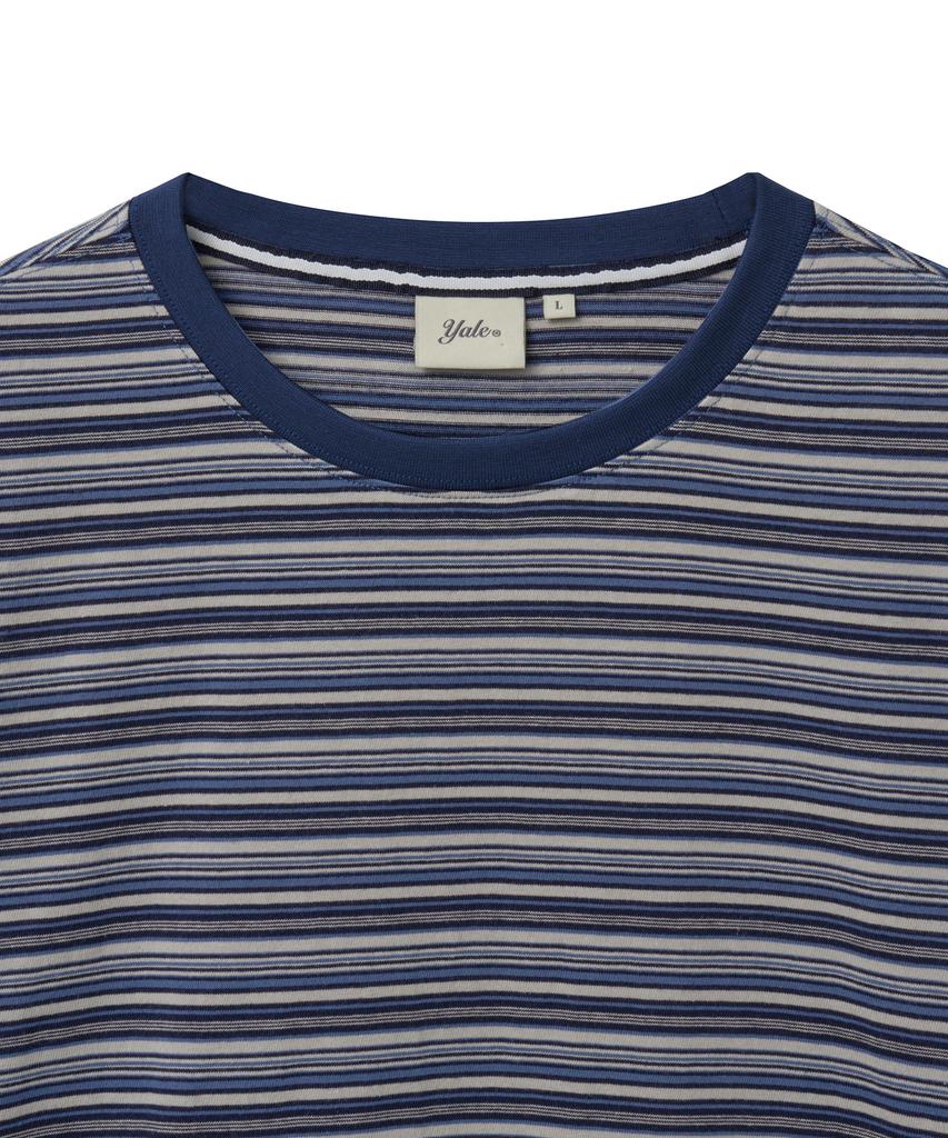YALE Multi-Stripe T-Shirt_Navy
