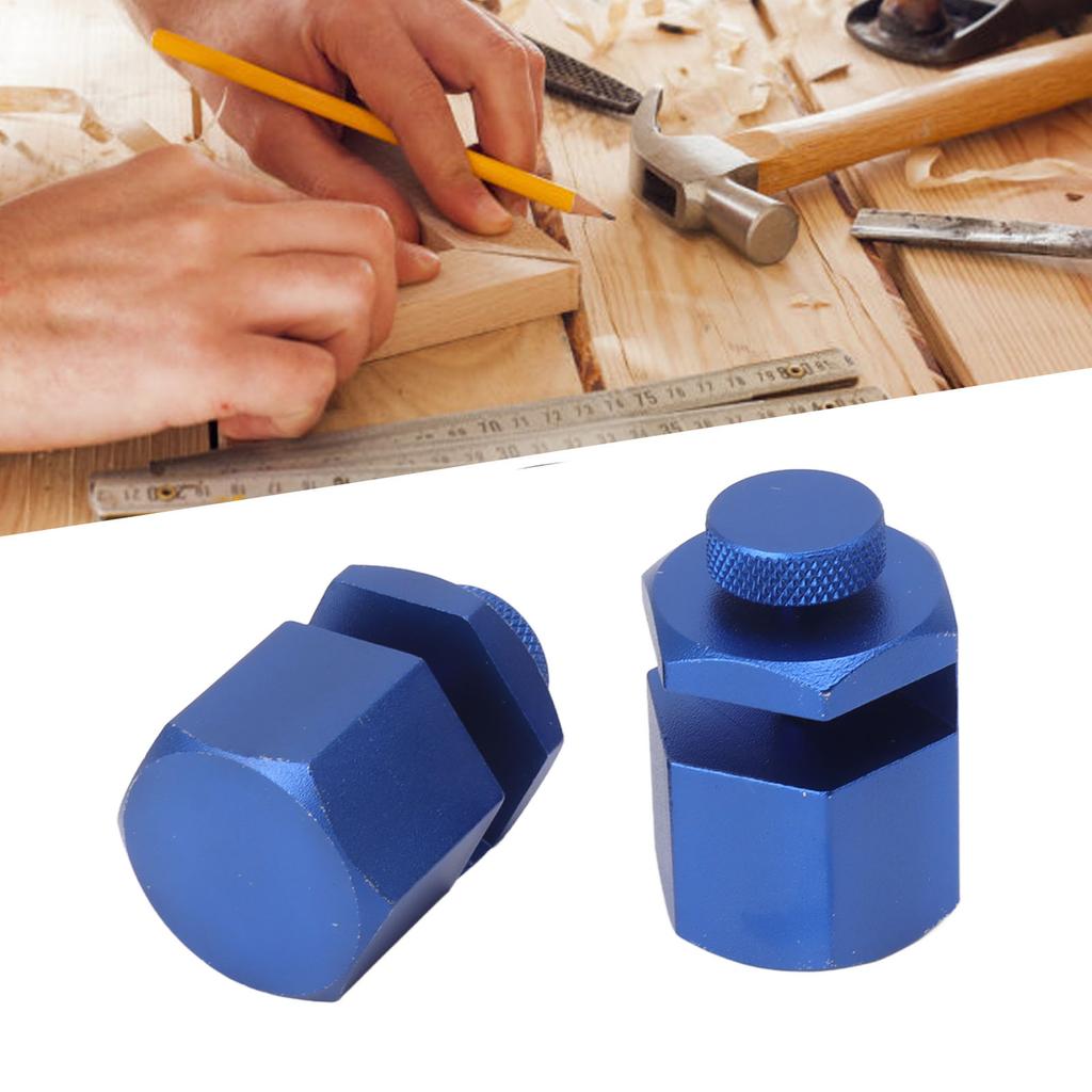 2PCS Stair Guages Knobs Aluminium Alloy Stair Stringer Layout Tool for Framing Carpentry Rafter