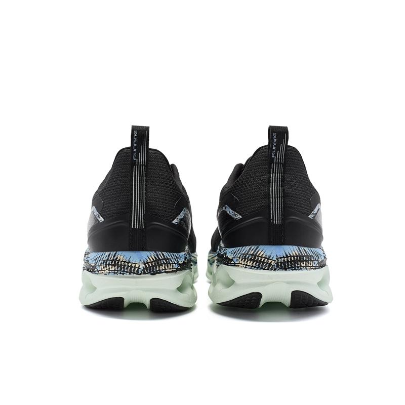 Xtep Shock Absorbing Rotation 11 Casual Comfortable Versatile Lightweight Low Top Running Shoes Women sneaker Black 976218110015-3