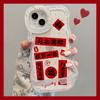 Gold Foil Text Applies To Apple 17 Transparent Mobile Phone Case Iphone15promax New Year's 16 Double Bracket 14 Silicone