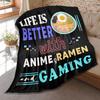 Spiel Ramen Animation Gedruckte Decke für Sofa Bett Reise Camping Wohnzimmer Büro Klimadecke für alle Jahreszeiten Geschenke