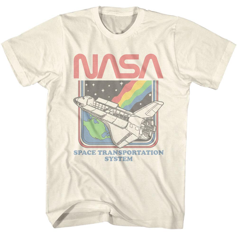 NASA Outer Space Transportaion System Shuttle Photo Men T Shirt M
