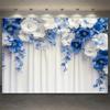 Floral Flower Wall Photoshoot Backdrop Wedding Bridal Shower Engagement Ceremony Party Photography Background Photo Studio Props