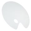 Clear Painting Palette Acrylic Stick Proof Oval Shaped Thick Transparent Paint Color Mixing Tray